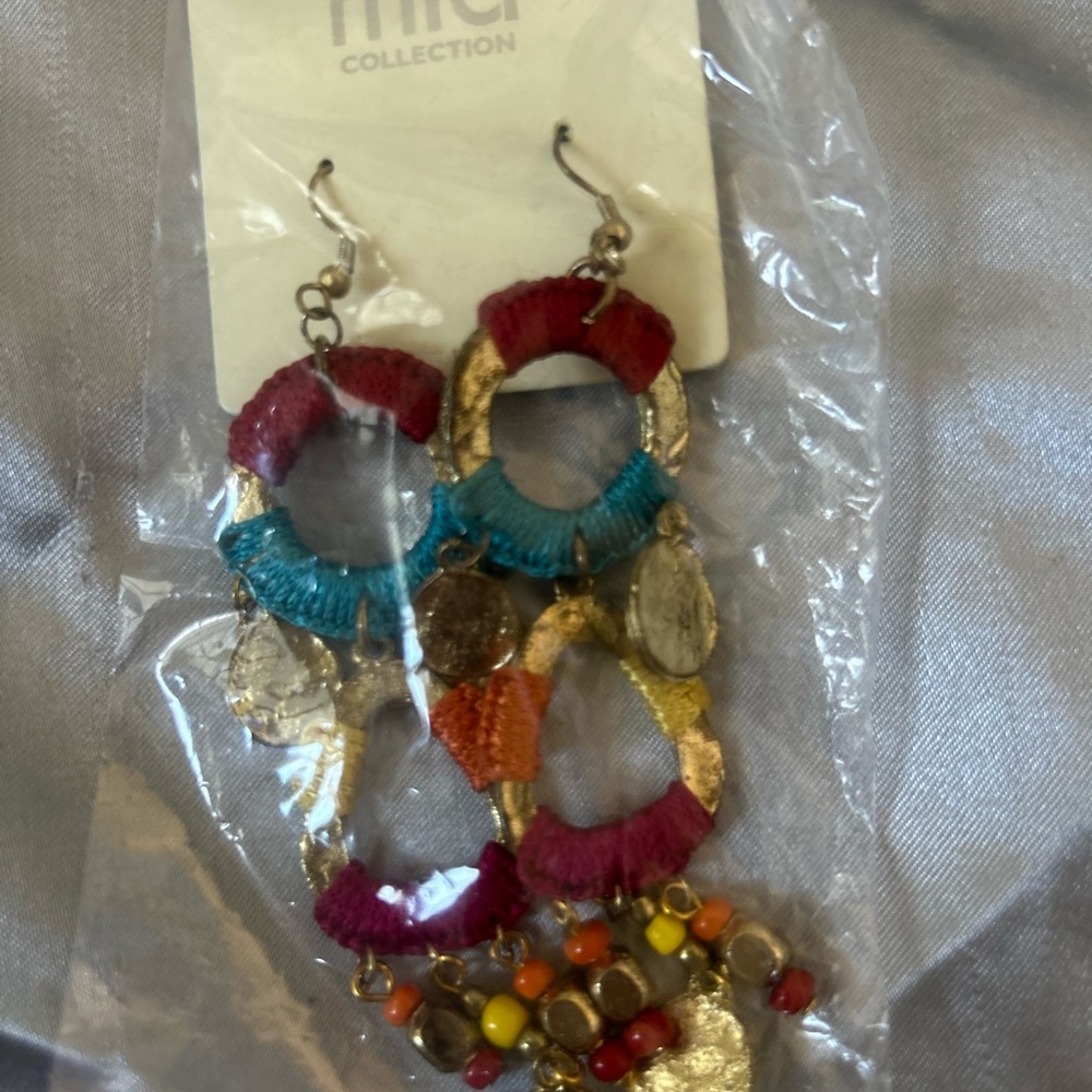 MIA Multicolor Hoop Earrings